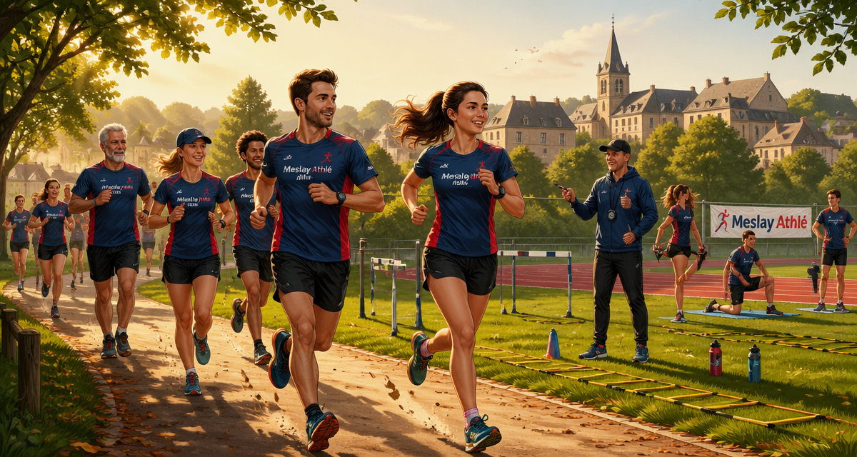 Jogging Meslay athlétisme : calendrier 2026 et séances