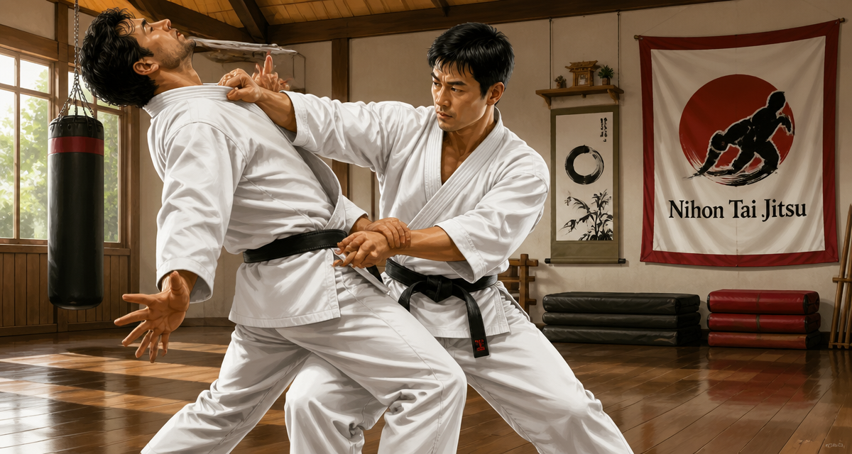 Nihon tai jitsu : efficacité et self-défense japonaise