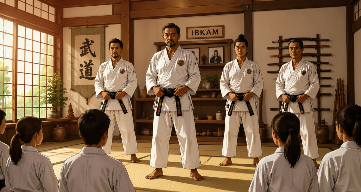 Judo Issy-les-Moulineaux : Ibkam et équipe technique