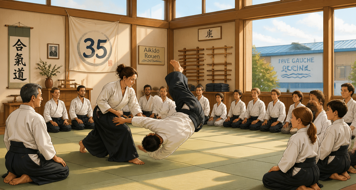 Aïkido club de Rouen : dojo Saint-Sever, cours et stages
