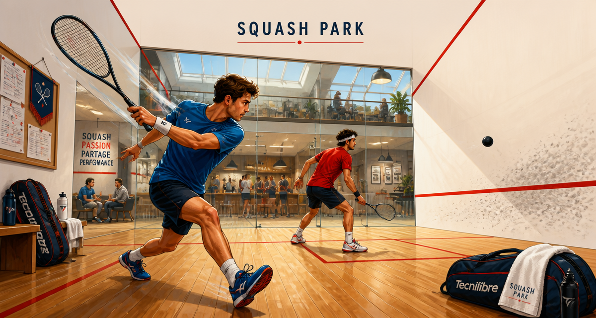 Services et installations du club squash à Saran