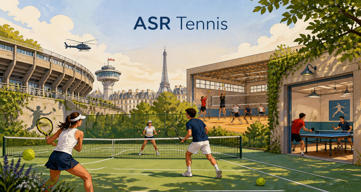 Trouvez votre club de tennis paris 15 pour la saison 2026