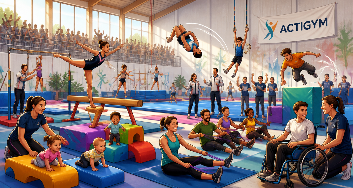 Gymnastique artistique : technique, agrès et compétition