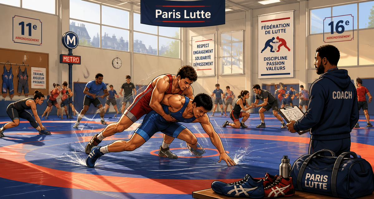 Paris Lutte Olympique : club de lutte et d’intégration
