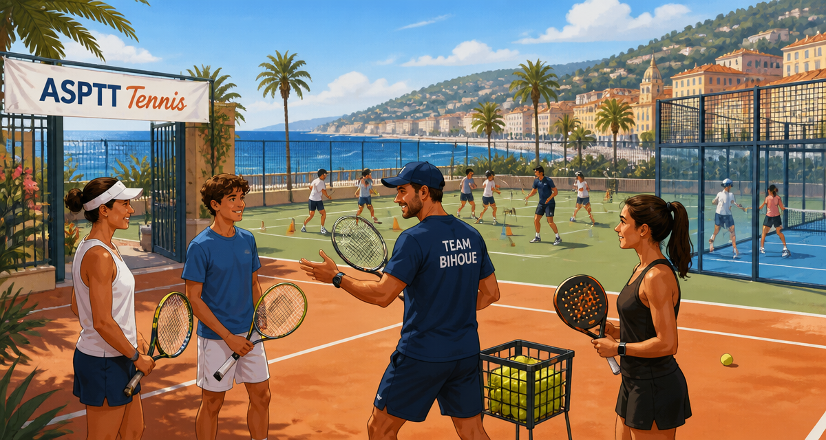 Jouer au tennis et au padel à l’ASPTT Nice en 2026