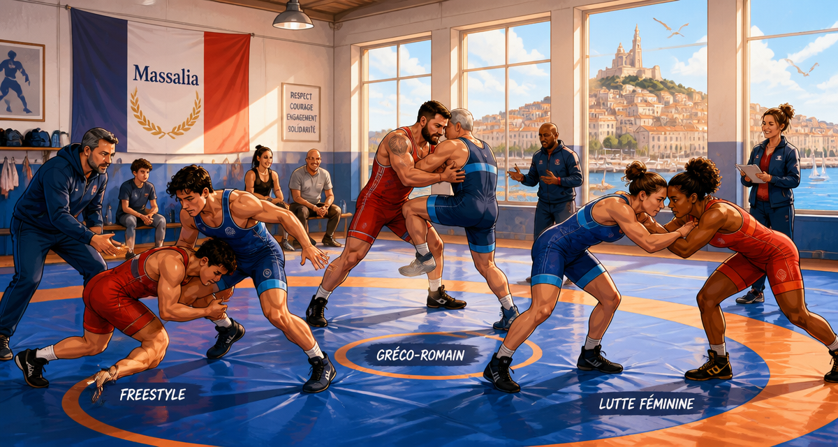 Rejoignez le club de lutte olympique Massalia à Marseille
